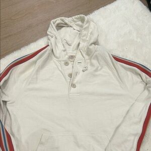 Faherty Organic Cotton Cream Hoodie